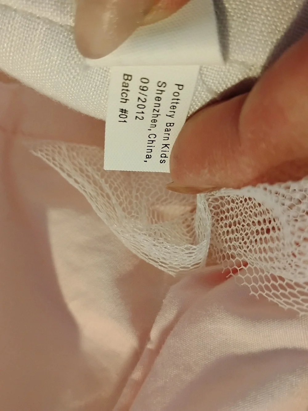 Pottery Barn Kids Plush Pink Tulle Dress Rag Doll - Soft Cloth, 30”